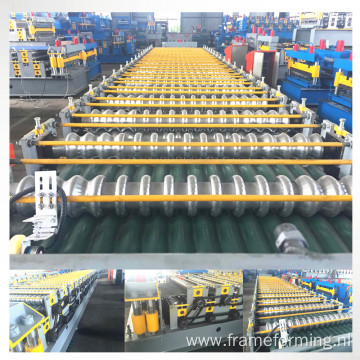 color steel corrugation sheet forming line